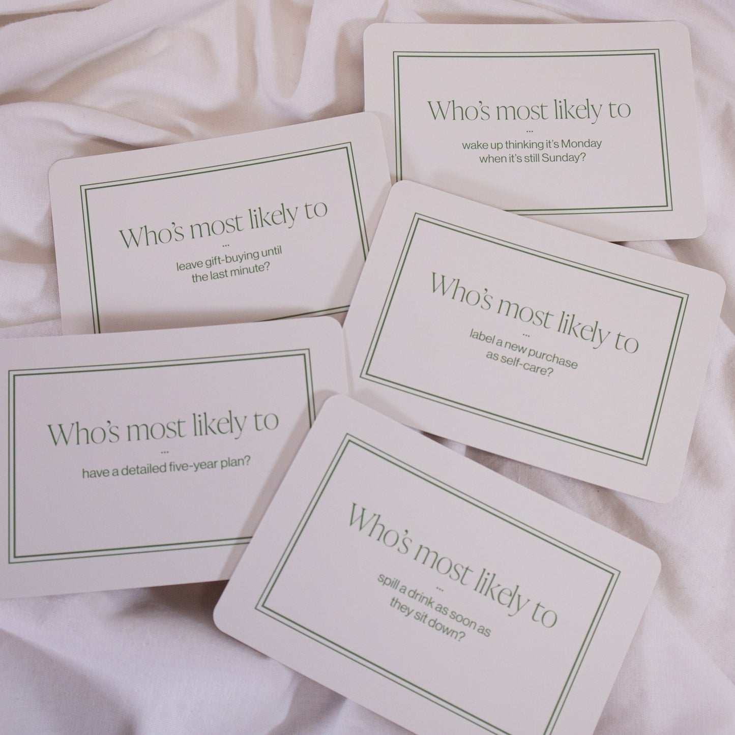 Most Likely Dinner Party Card Game