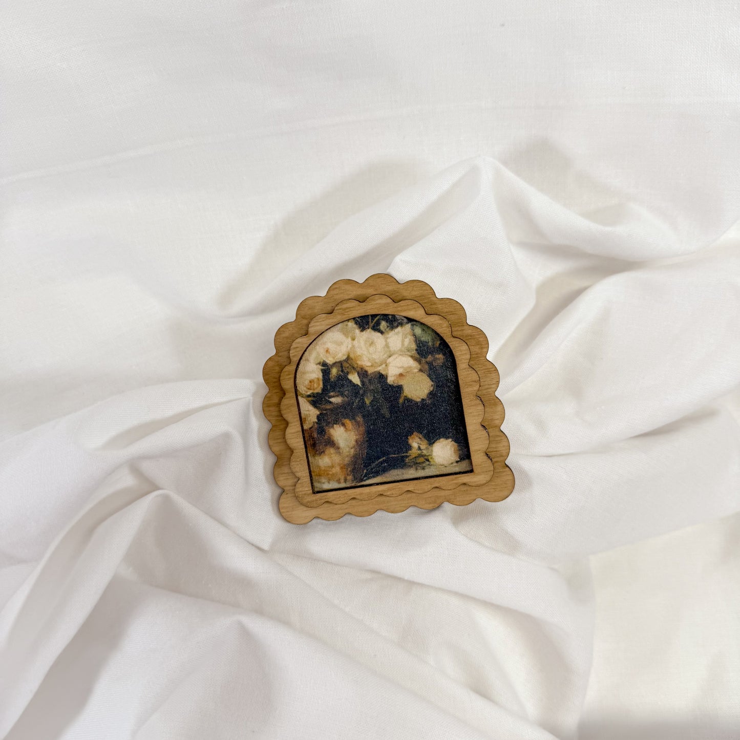 Vintage Wooden Magnet