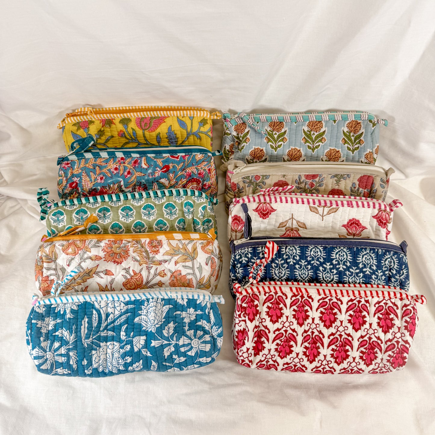 Block Print Pencil Pouch
