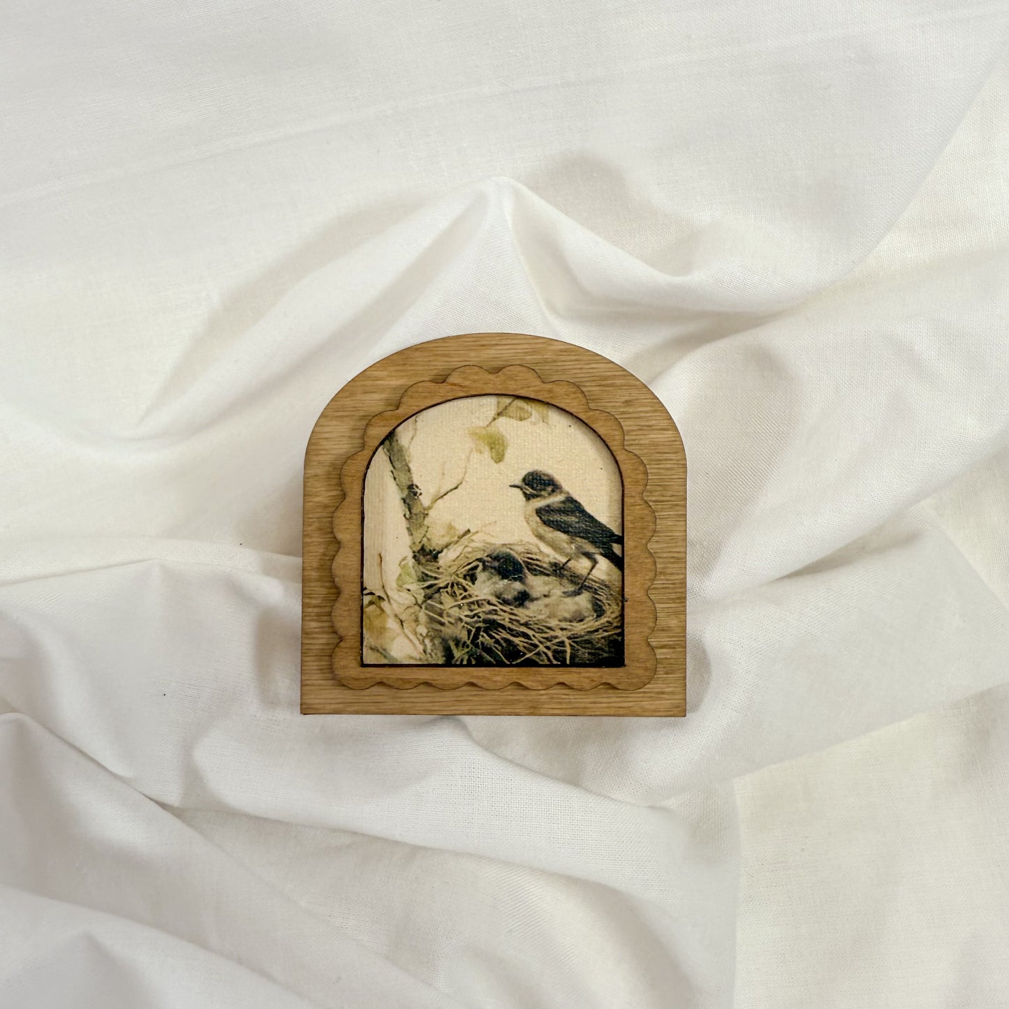 Vintage Wooden Magnet