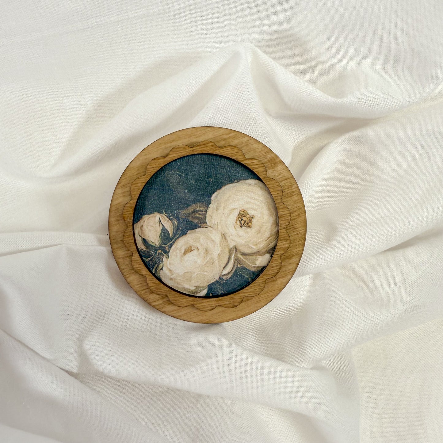 Vintage Wooden Magnet