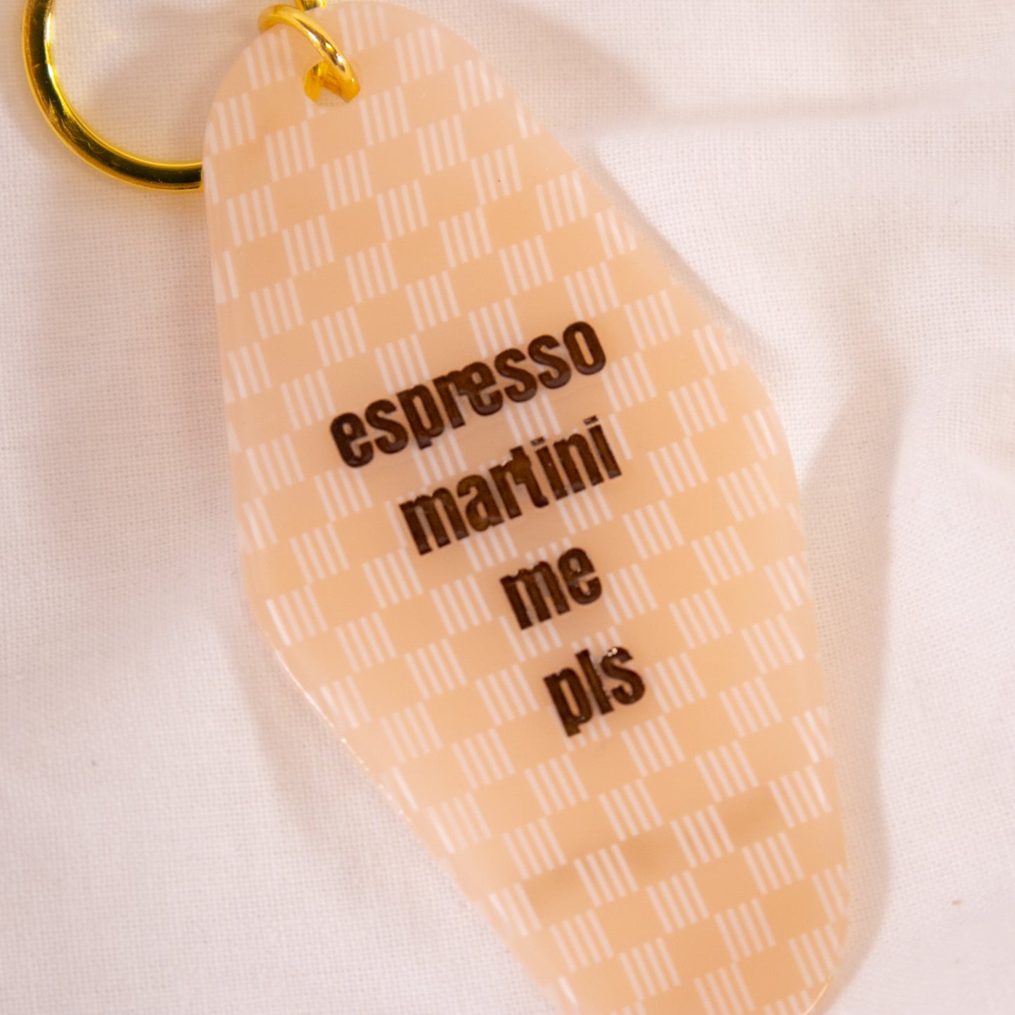 Espresso Martini Me Motel Keychain