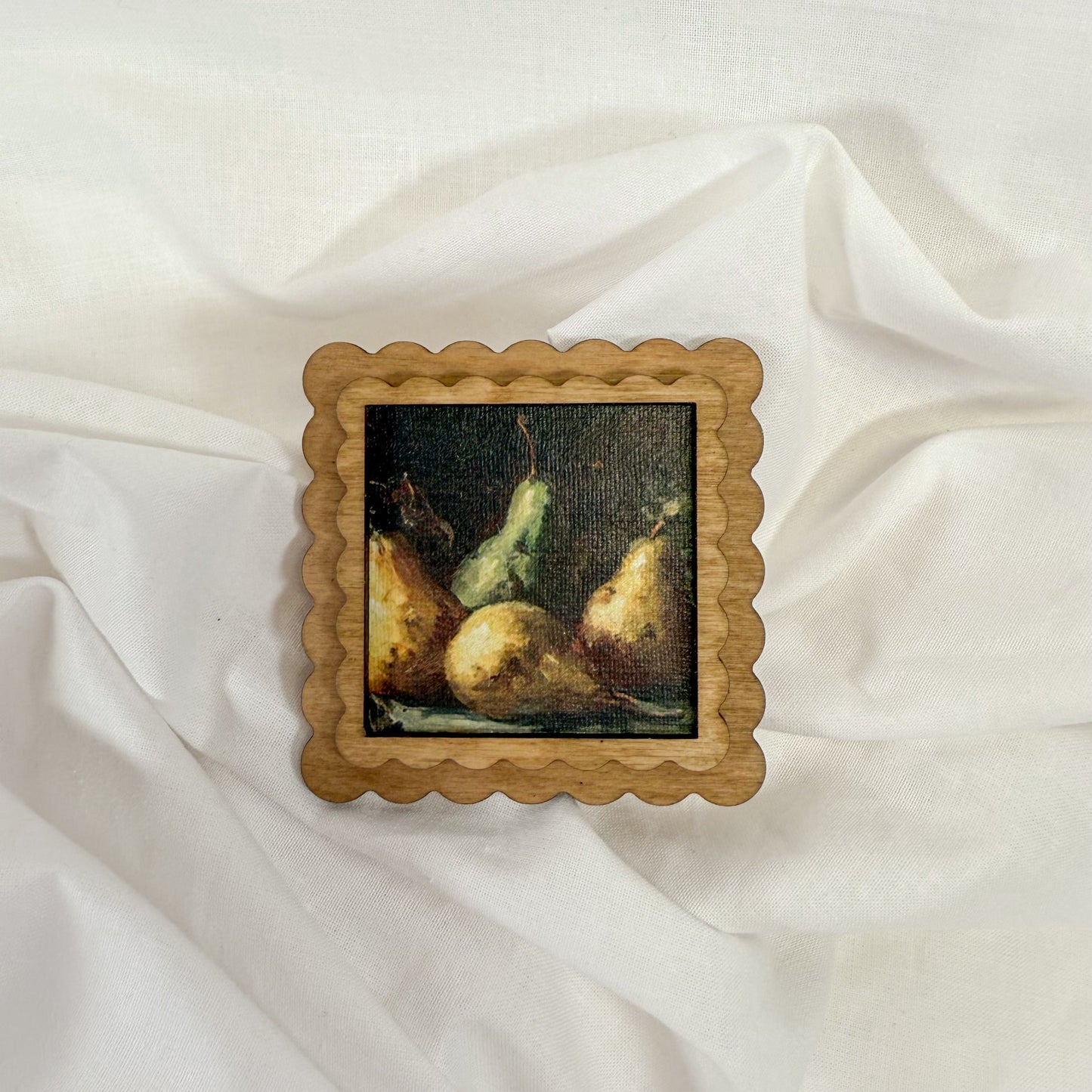 Vintage Wooden Magnet