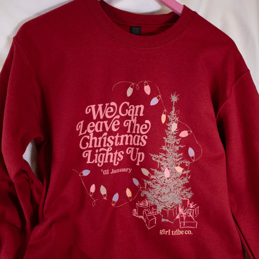 Christmas Lights Crewneck Sweatshirt