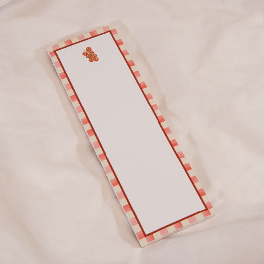 Tomato Check Notepad
