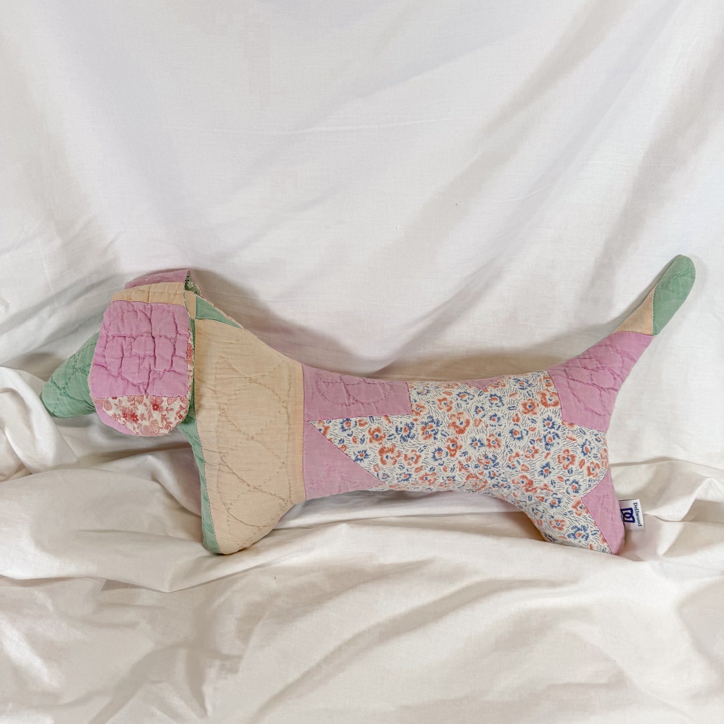 Quilted Dachshund Pillow