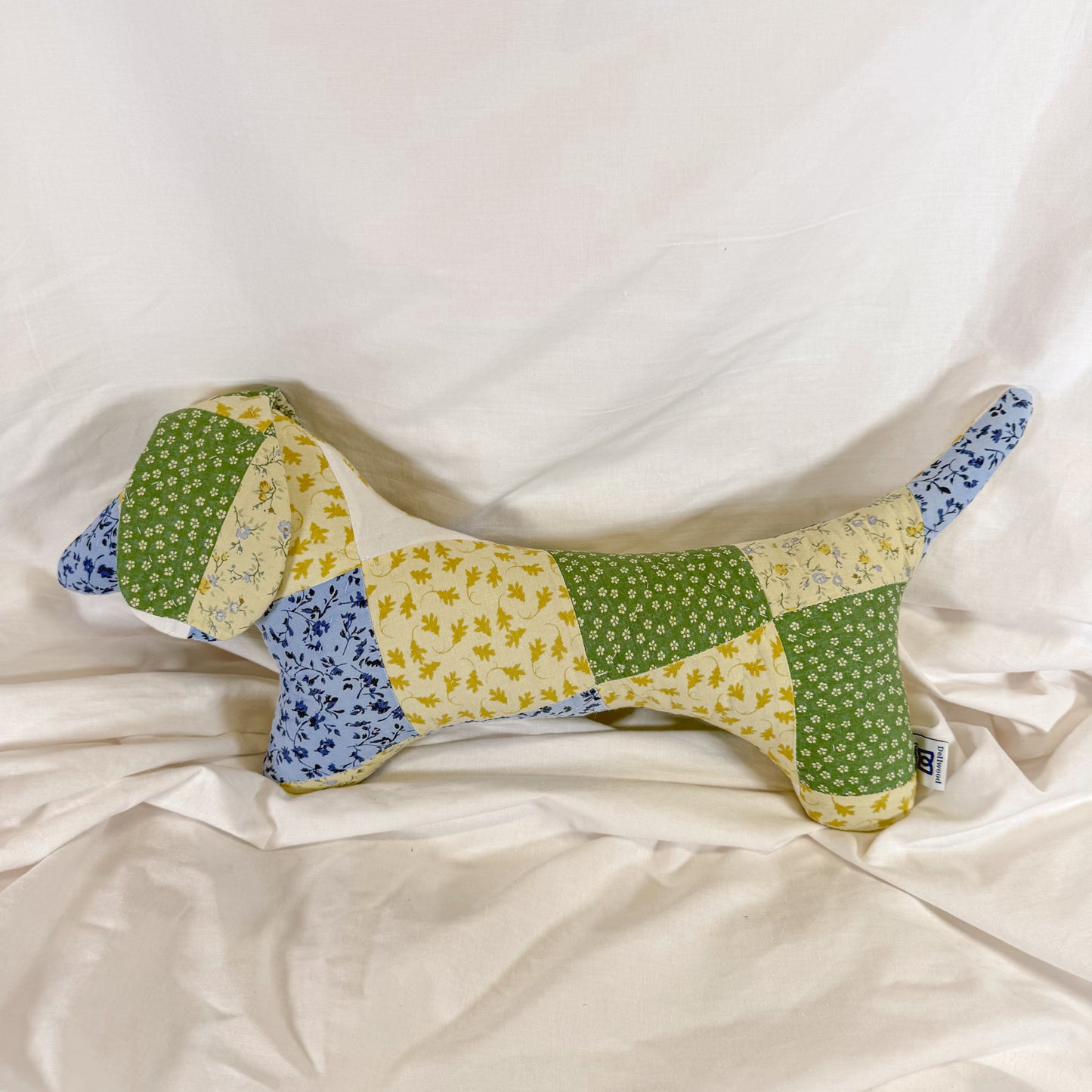 Quilted Dachshund Pillow