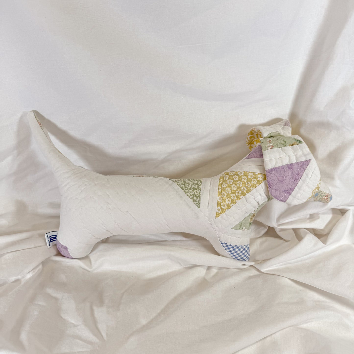 Quilted Dachshund Pillow