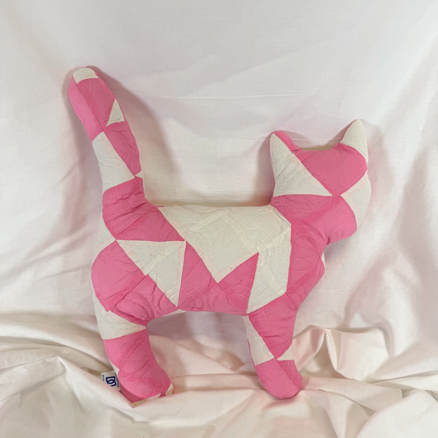 Quilted Cat Pillow