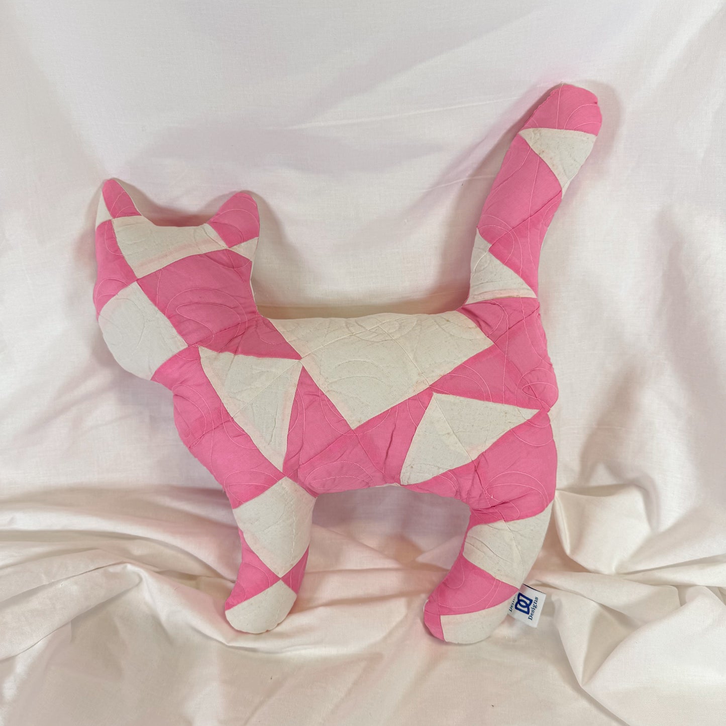 Quilted Cat Pillow