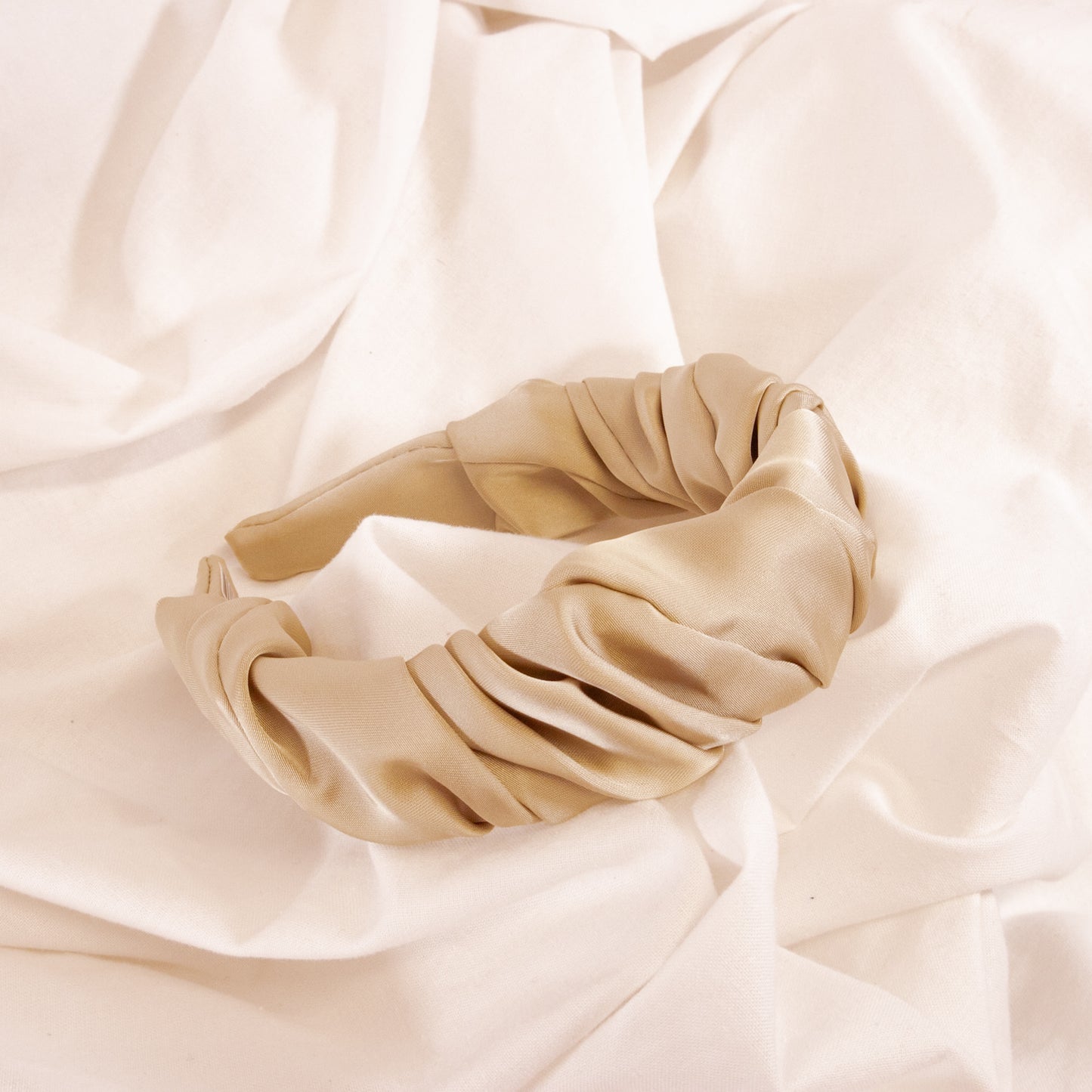 Satin Ruffle Headband