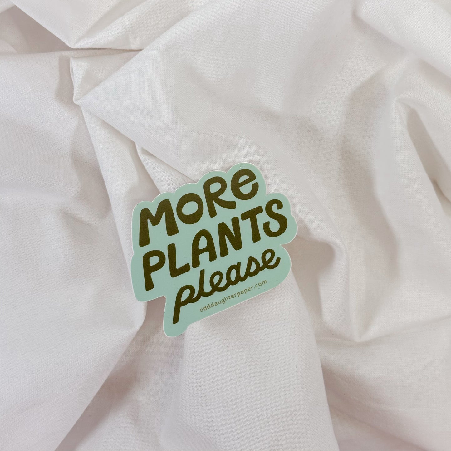 More Plants Vinyl Sticker