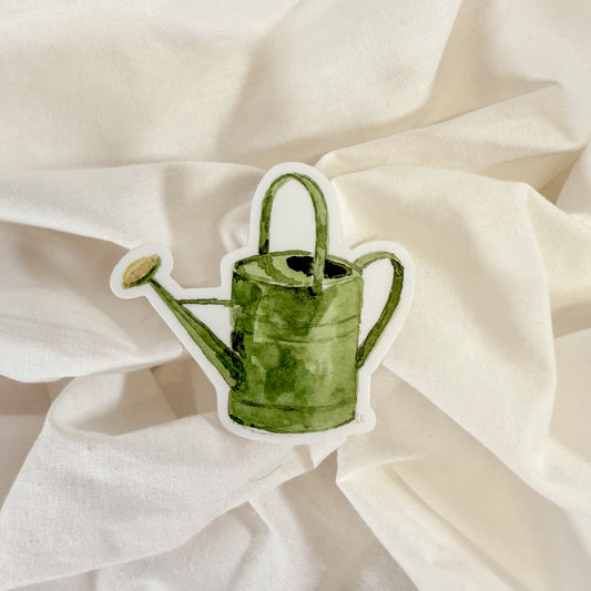 Watering Can Vinyl Sticker