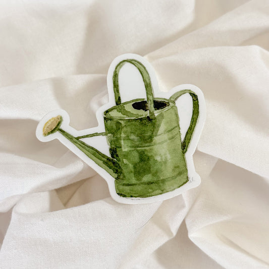 Watering Can Vinyl Sticker