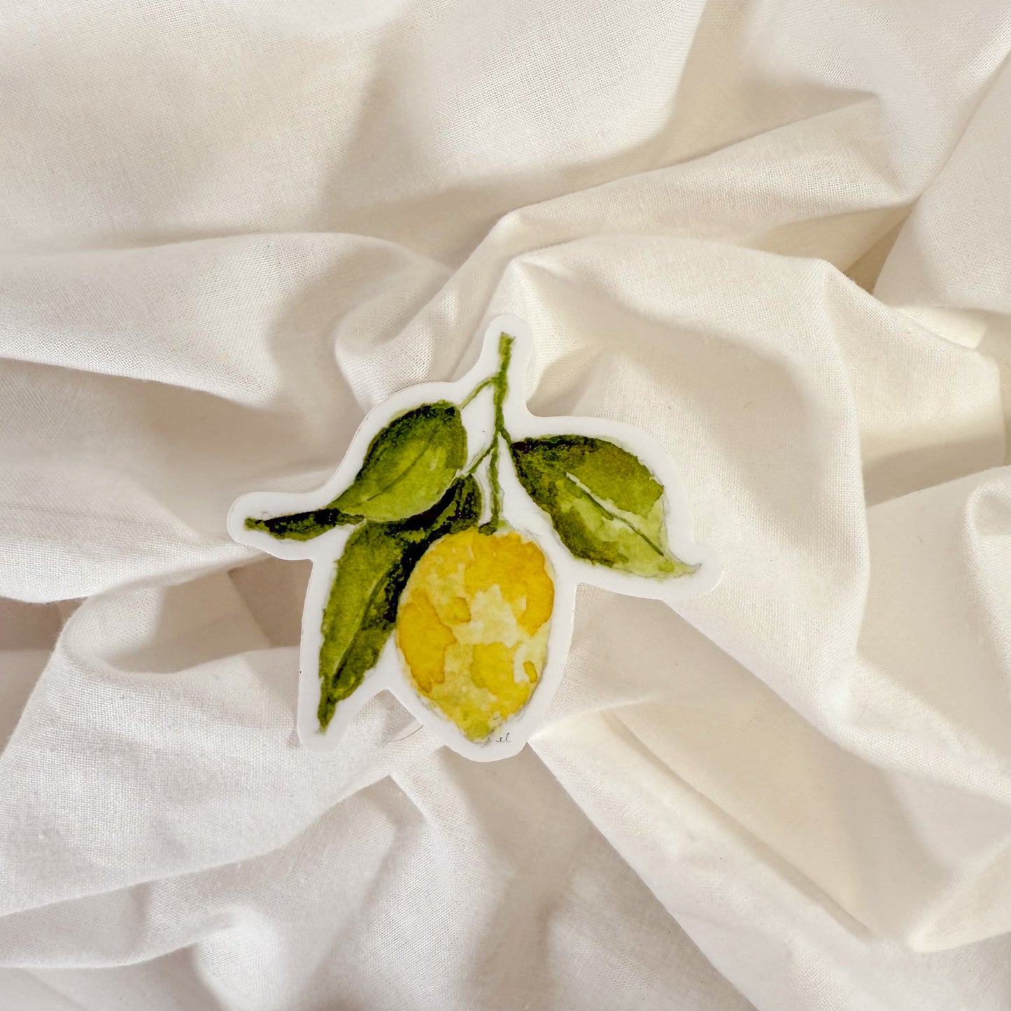Lemon Leaf Vinyl Sticker