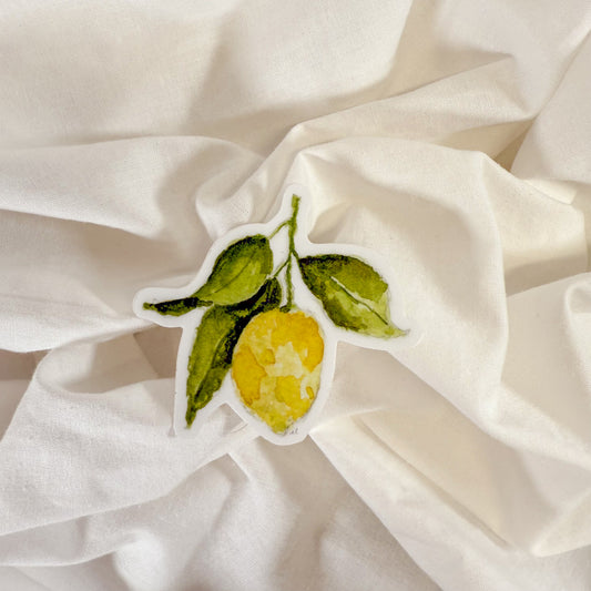 Lemon Leaf Vinyl Sticker