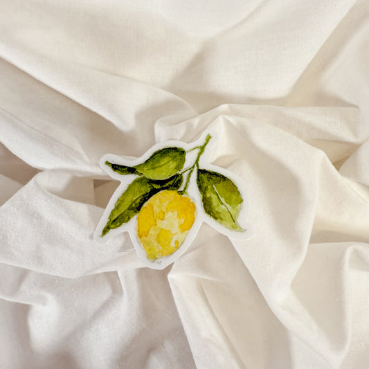 Lemon Leaf Vinyl Sticker