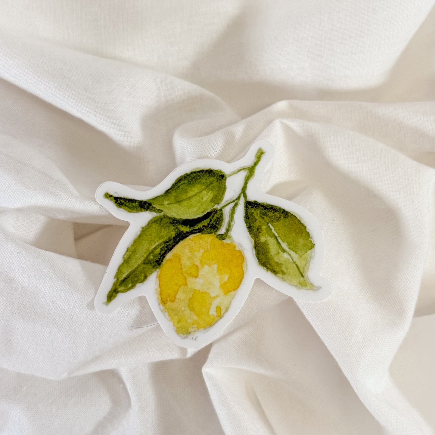Lemon Leaf Vinyl Sticker