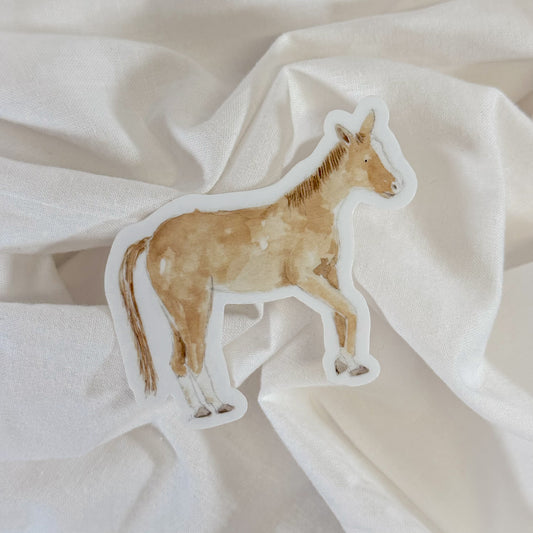 Watercolor Horse Vinyl Sticker