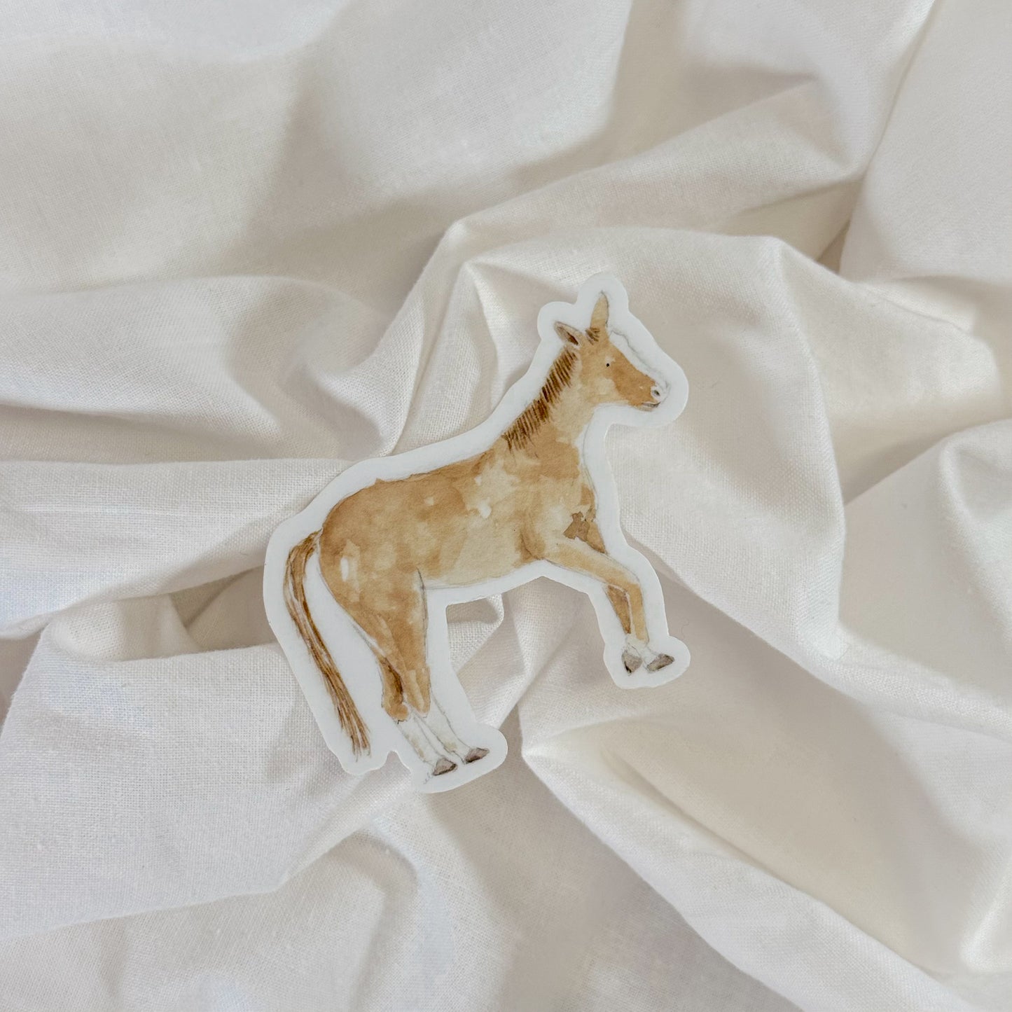 Watercolor Horse Vinyl Sticker