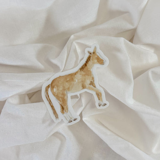 Watercolor Horse Vinyl Sticker