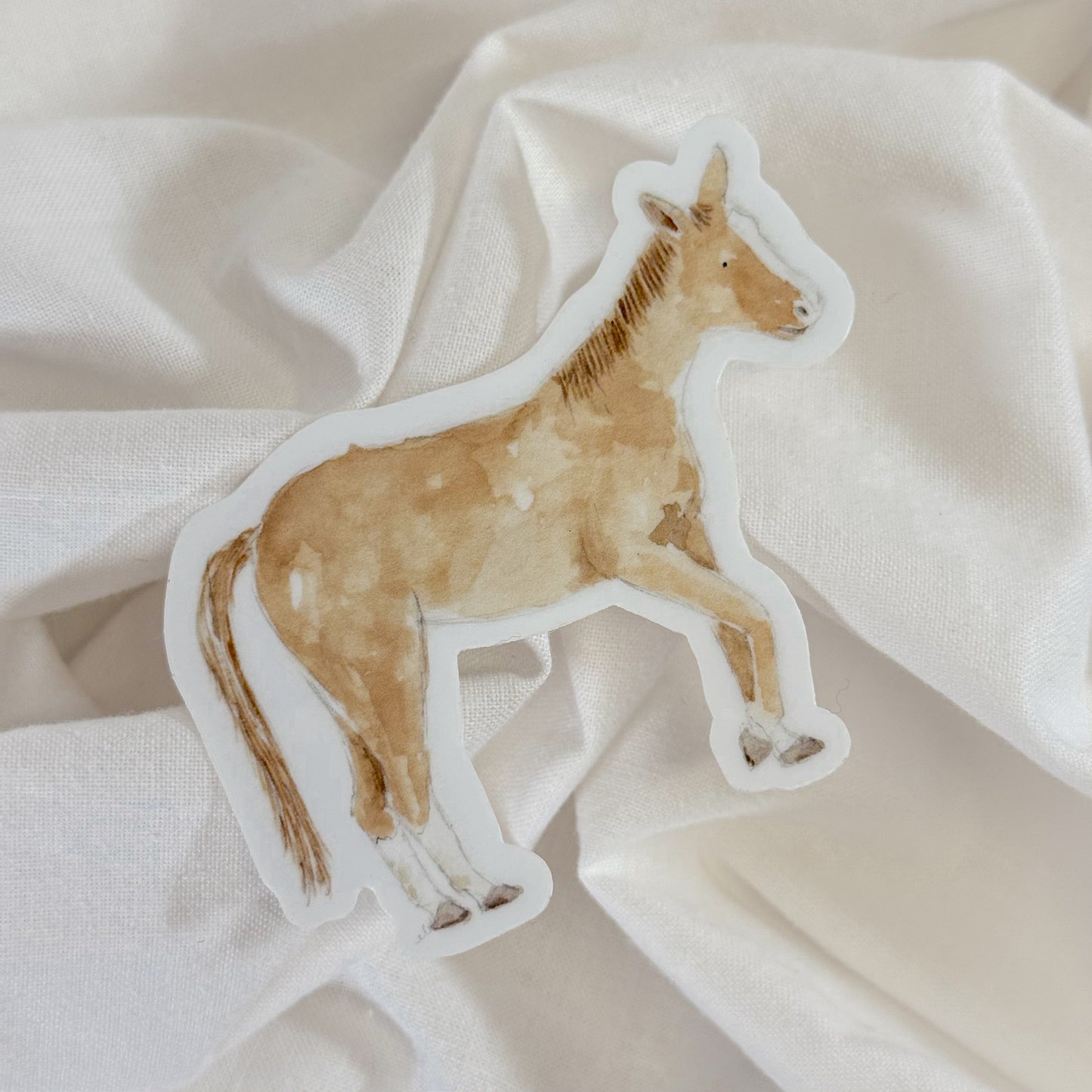 Watercolor Horse Vinyl Sticker