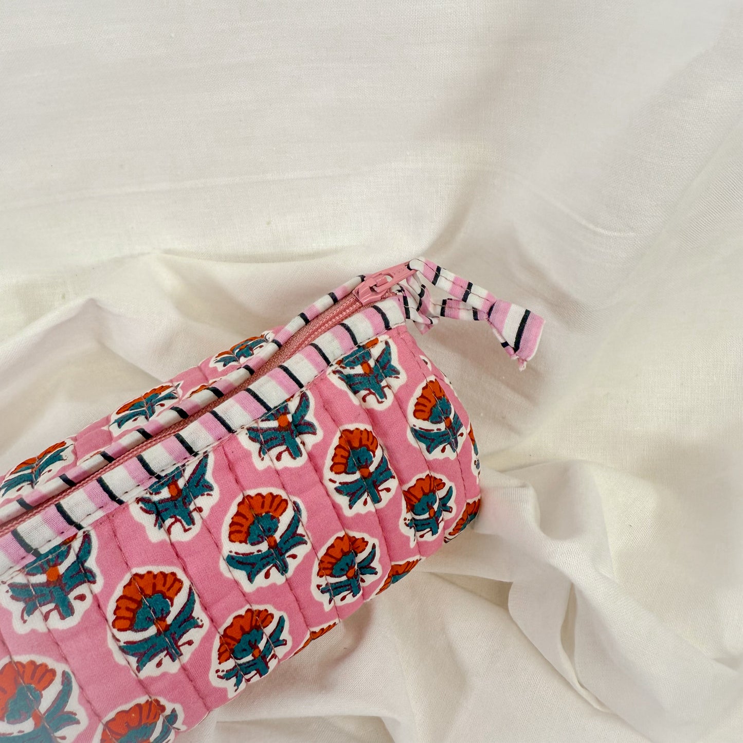 Block Print Pencil Pouch