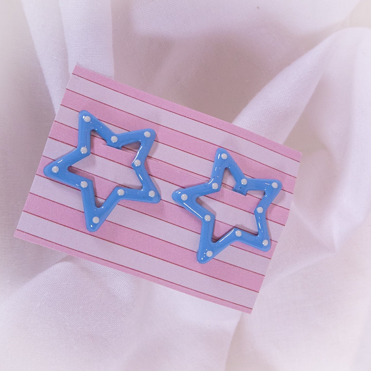 Polka Dot Star Snap Clip Set