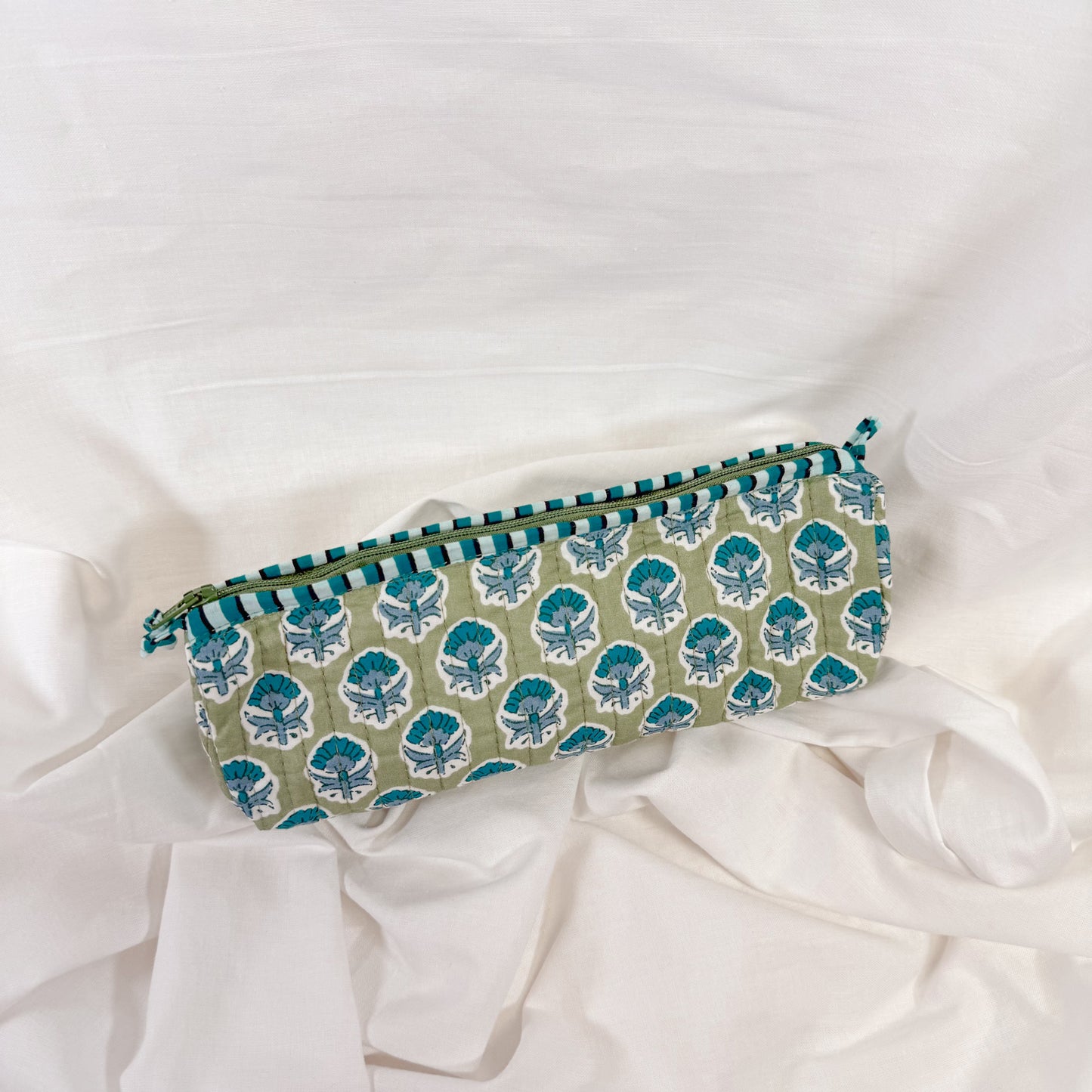 Block Print Pencil Pouch