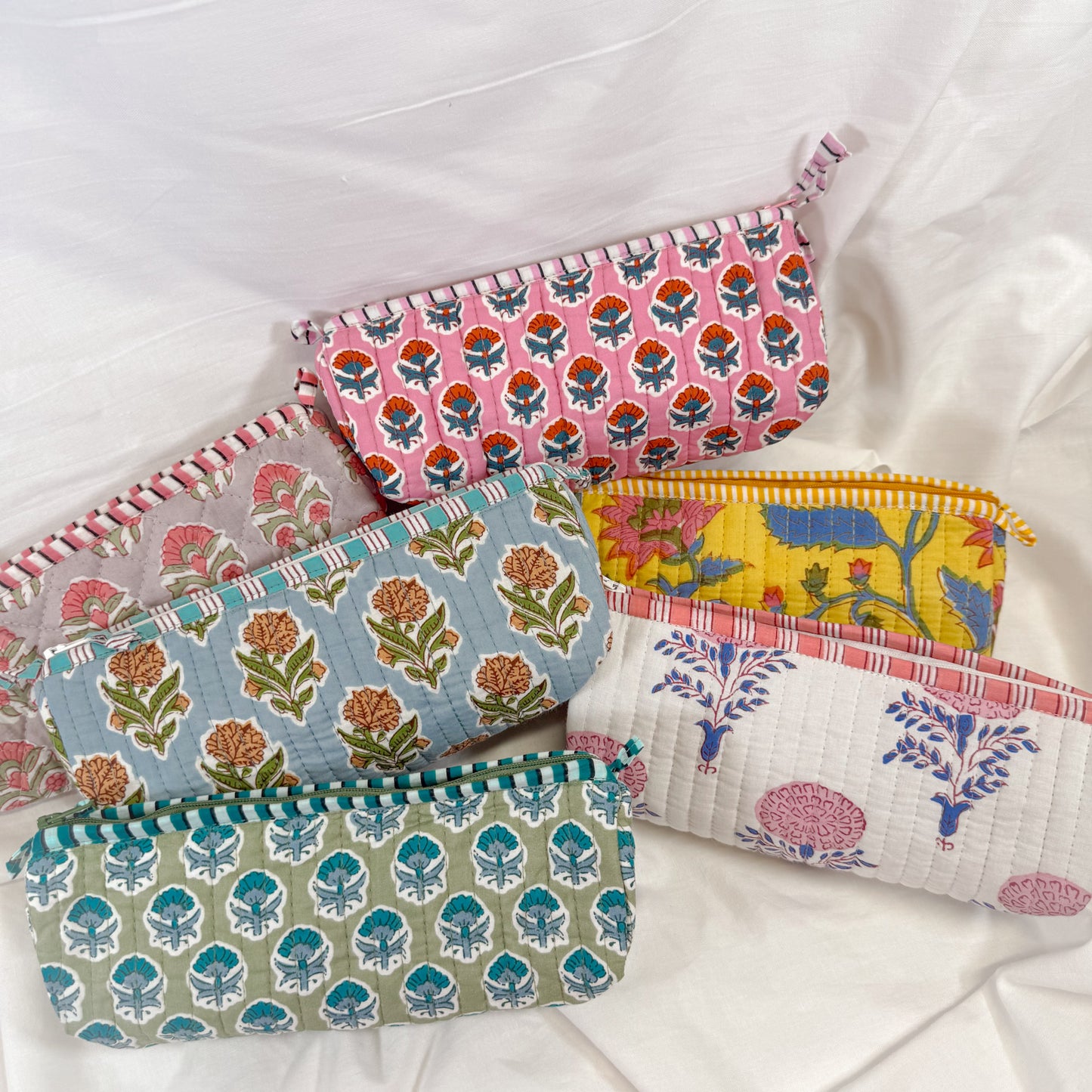 Block Print Pencil Pouch