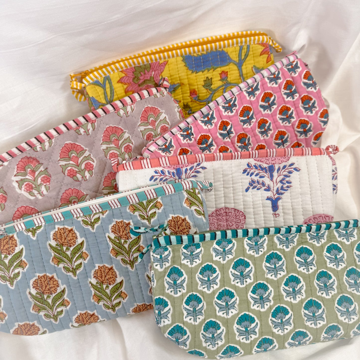 Block Print Pencil Pouch