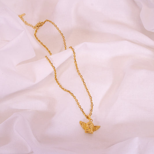 Golden Cherub Necklace
