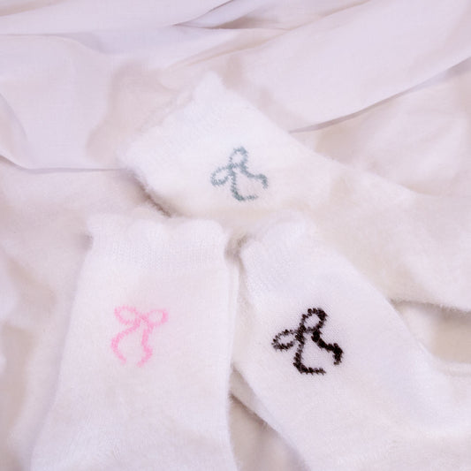 Bow Cozy Socks