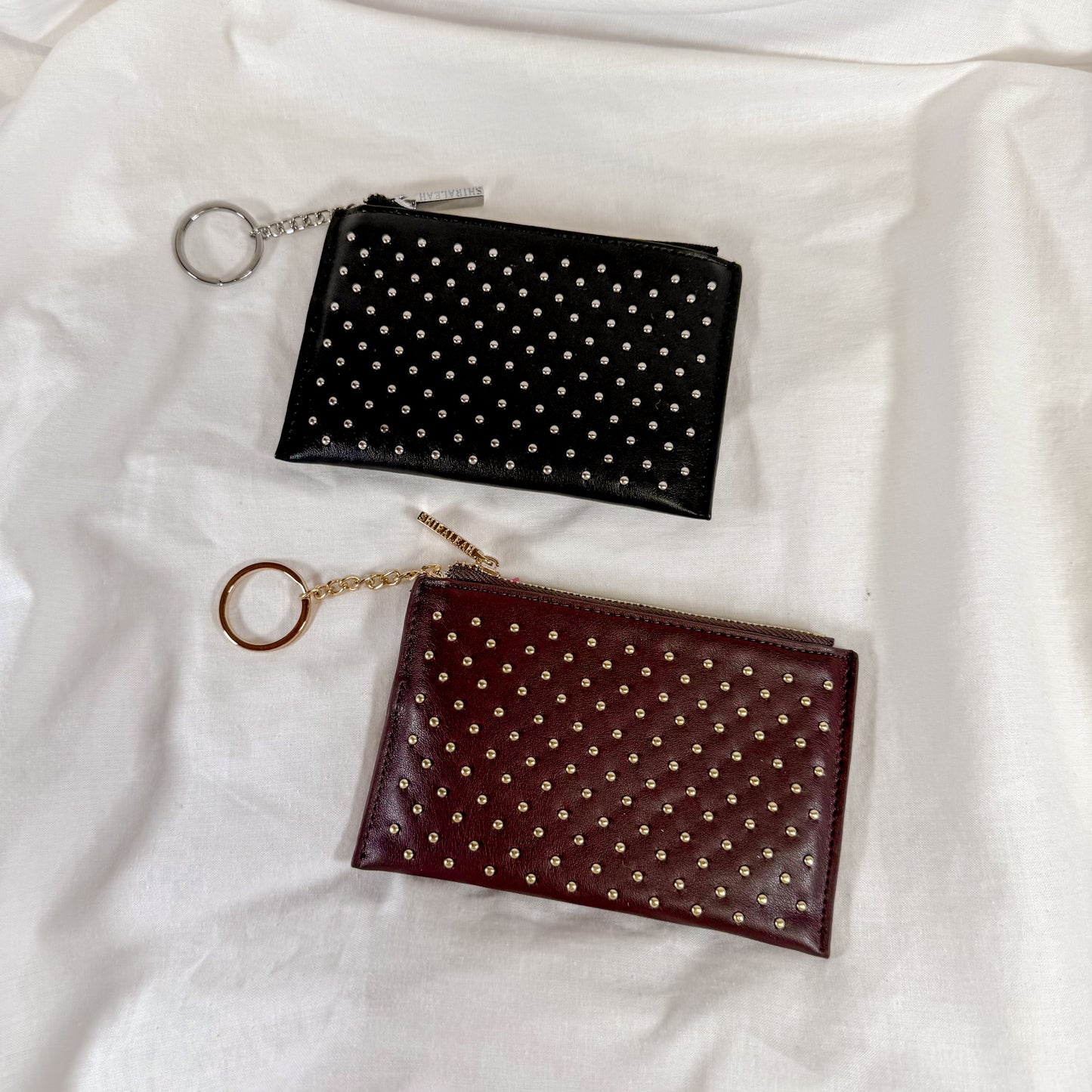 Studded Card Case Wallet