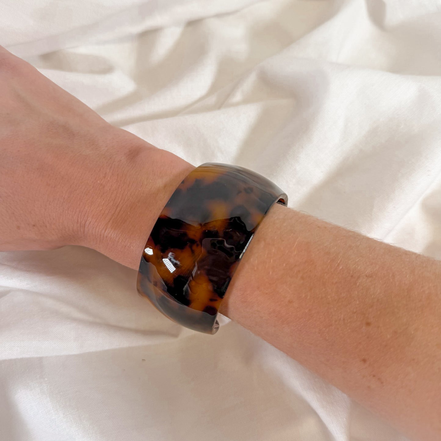 Tortoise Shell Cuff Bracelet