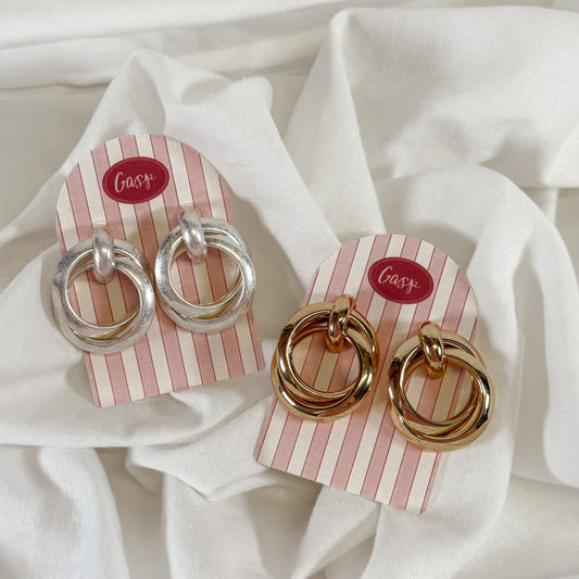Double Ring Earrings