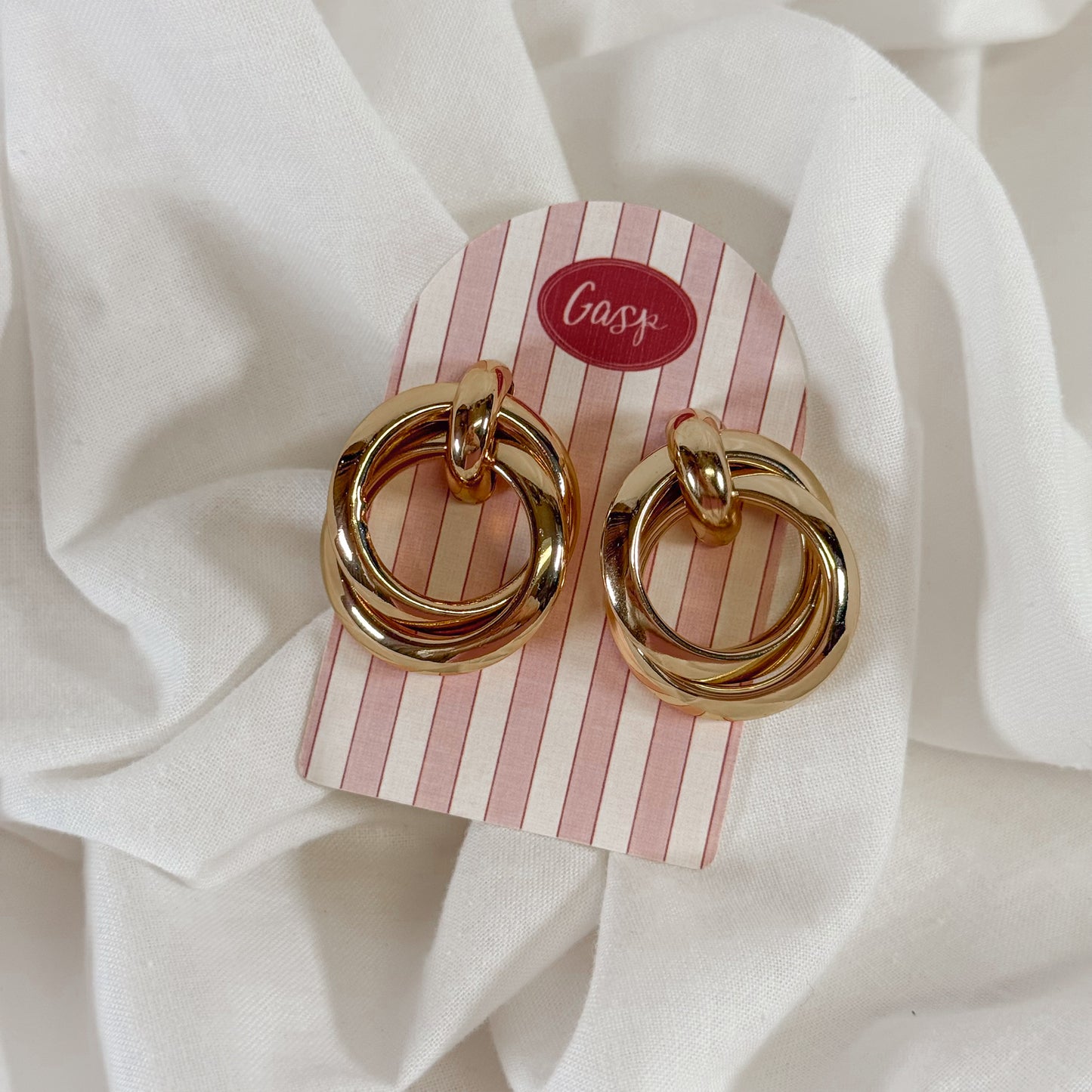 Double Ring Earrings