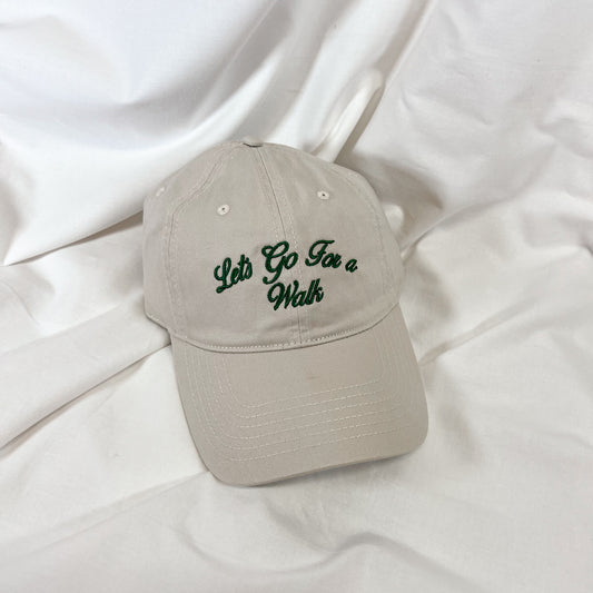 Lat's Go For A Walk Baseball Cap