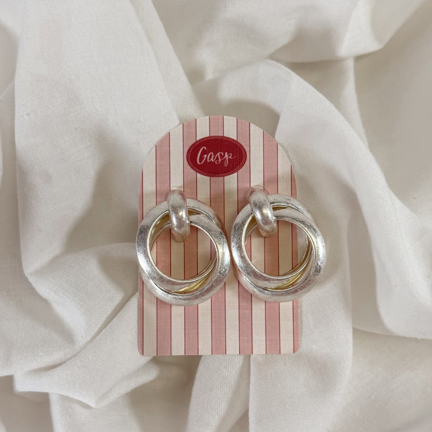 Double Ring Earrings