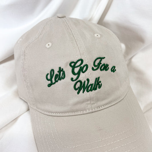 Lat's Go For A Walk Baseball Cap