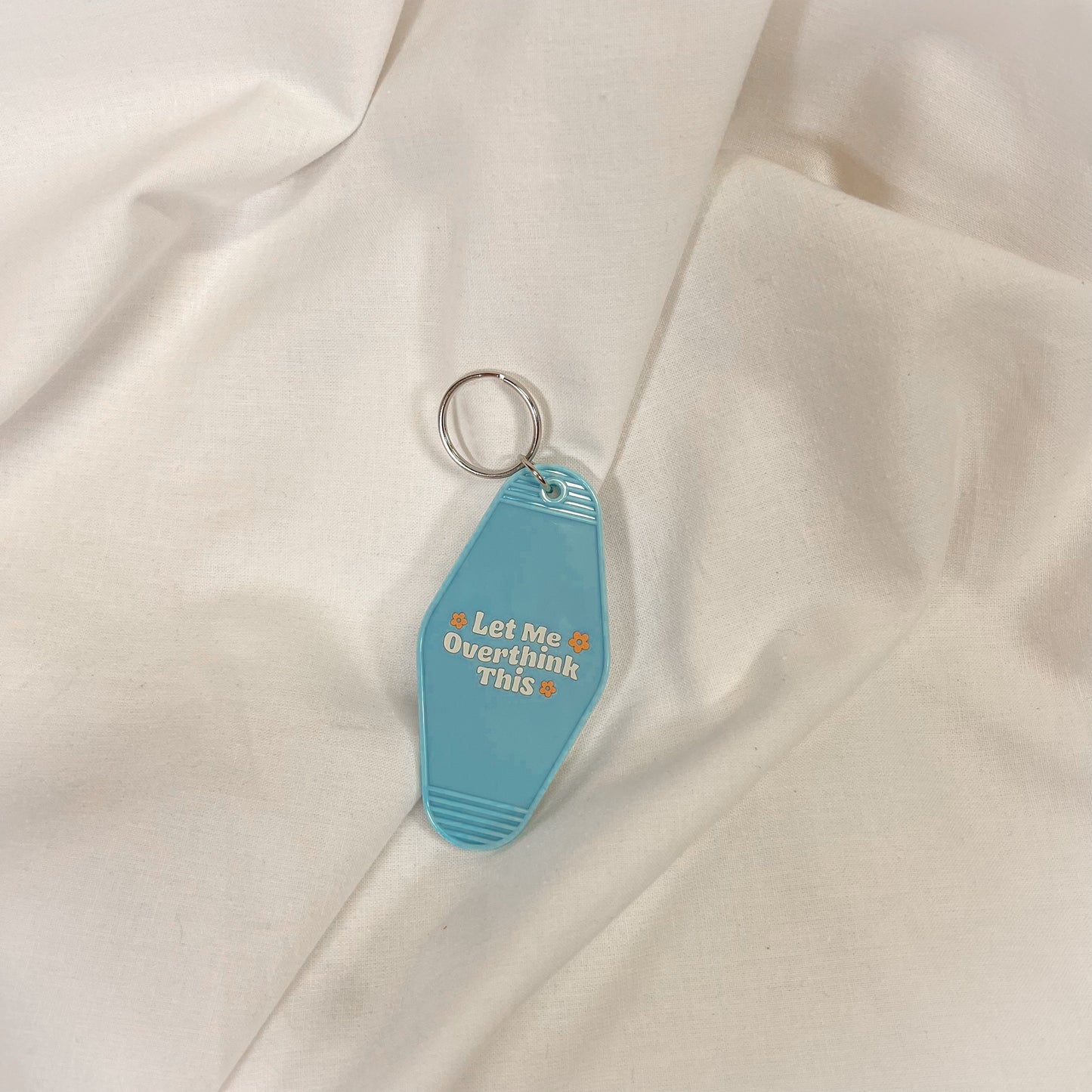 Let Me Overthink This Motel Keychain