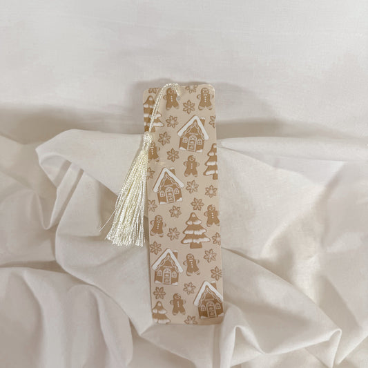 Gingerbread Tassel Bookmark