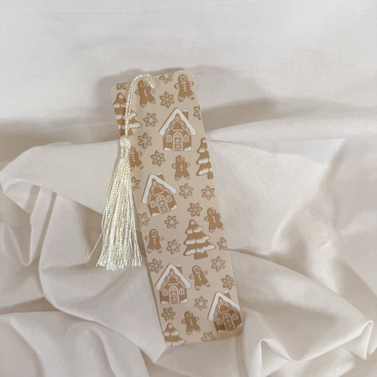 Gingerbread Tassel Bookmark