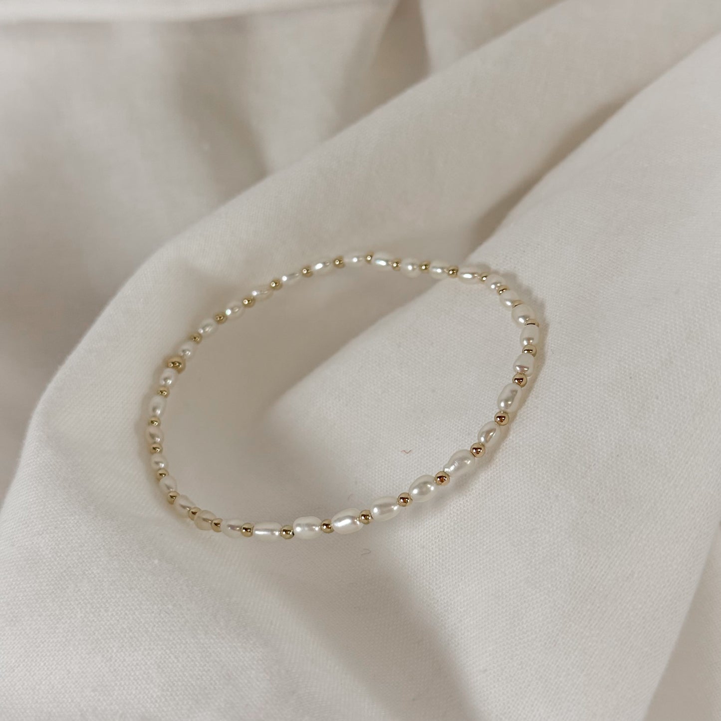 Kennedy Gold Filled Bead Bracelet