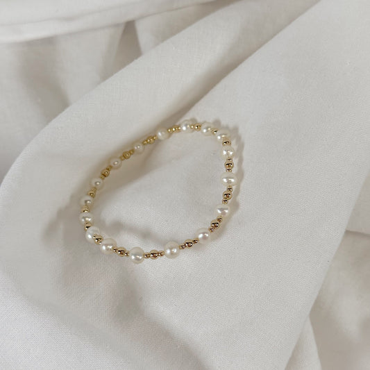 Ashlyn Gold Filled Bead Bracelet