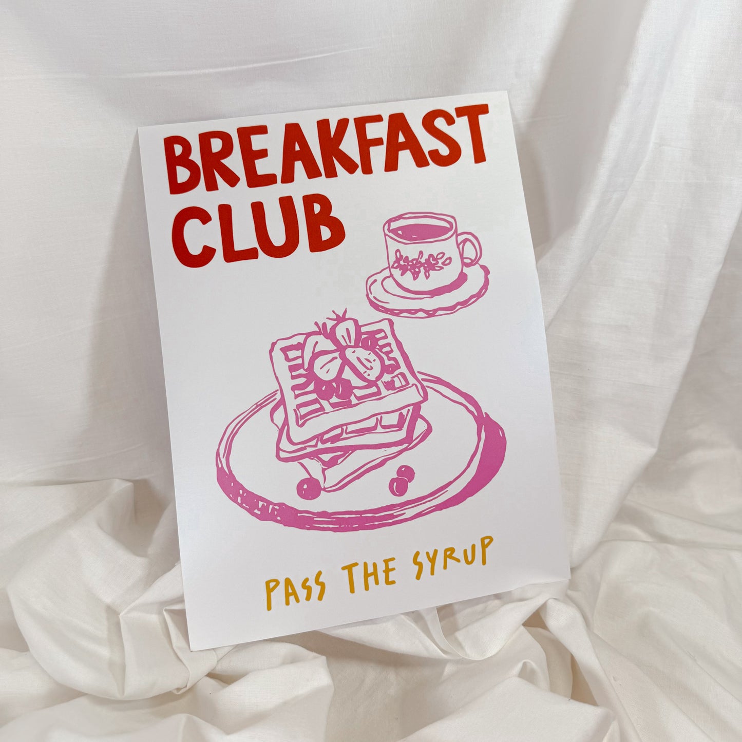 Breakfast Club Wall Art Print
