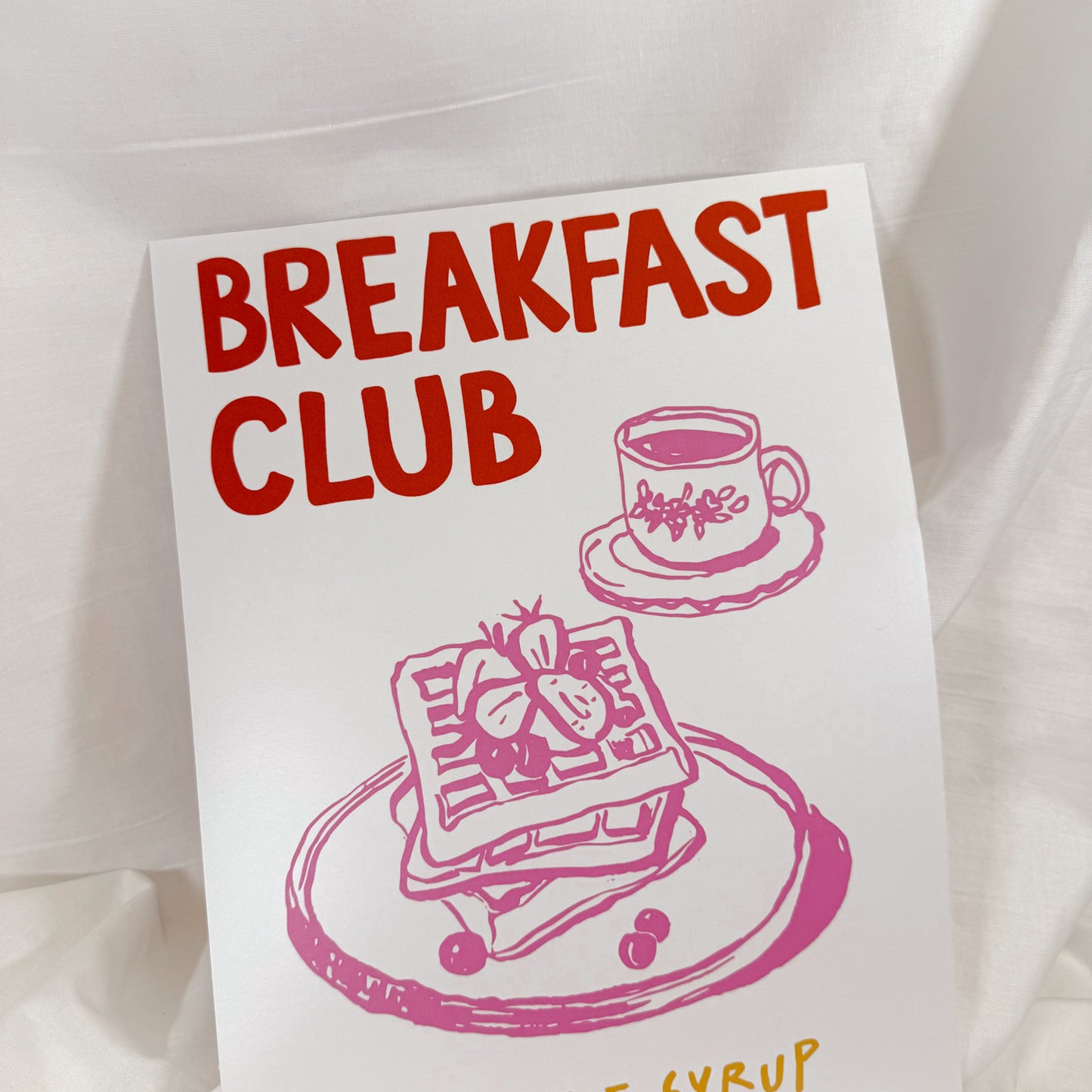 Breakfast Club Wall Art Print