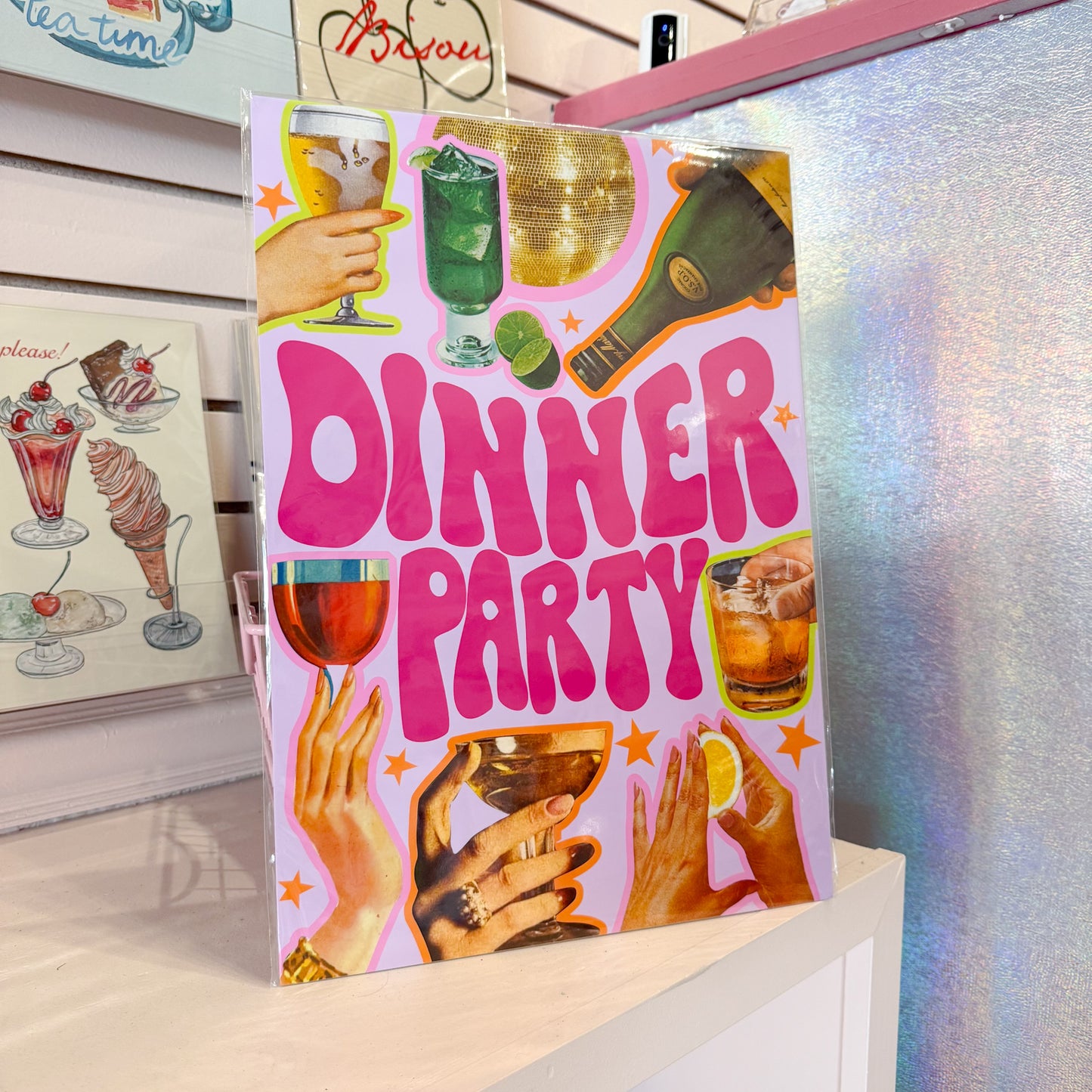 Dinner Party Wall Art Print