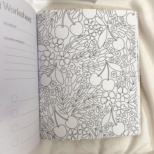 Farmers Market Coloring Book