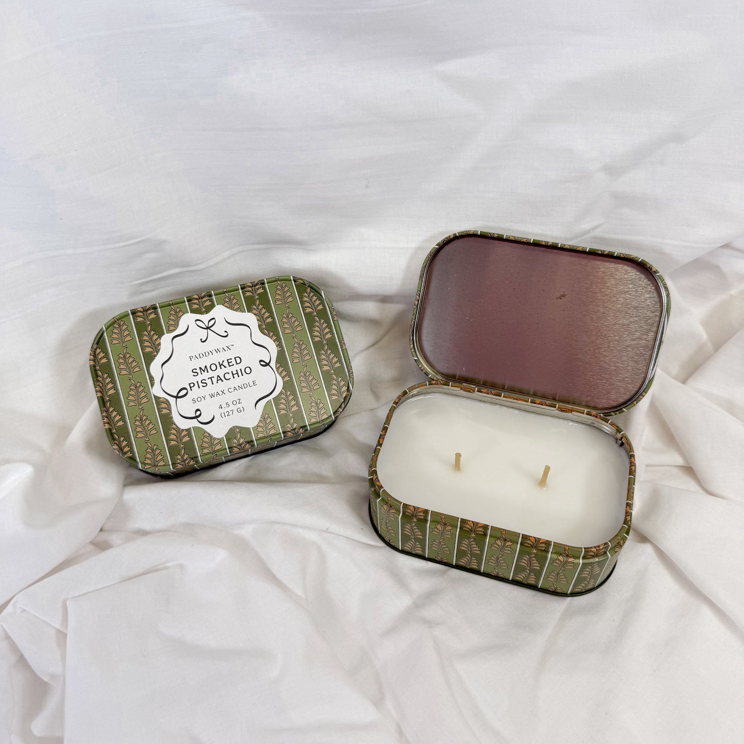 Floral Tin Candle